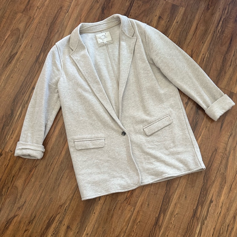 Grey State Knit Blazer
